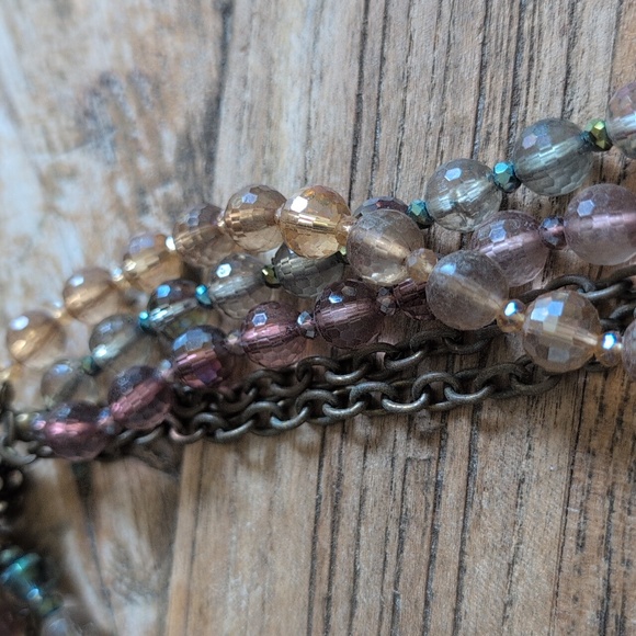 Premier Designs multi color multi layers strands 18" and drops to 24"LOT#197 - Picture 7 of 7